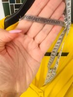 Cora Kemperman yellow dress